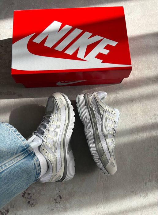 Nike P-6000 White Grey, Найки П-6000