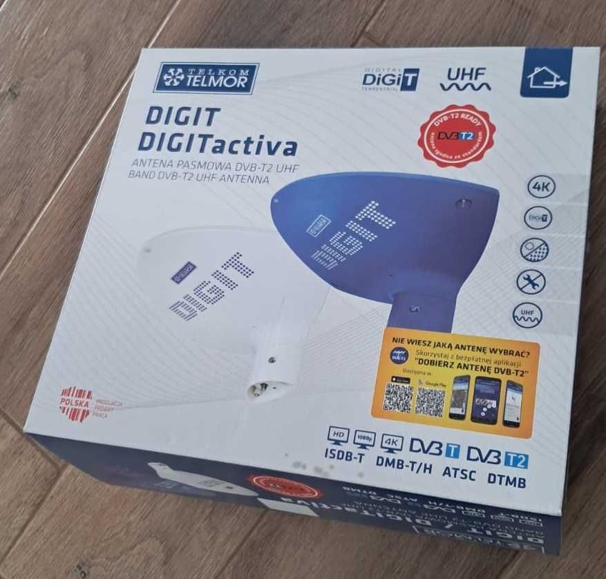 Antena TELMOR Digit Activa Niebieska