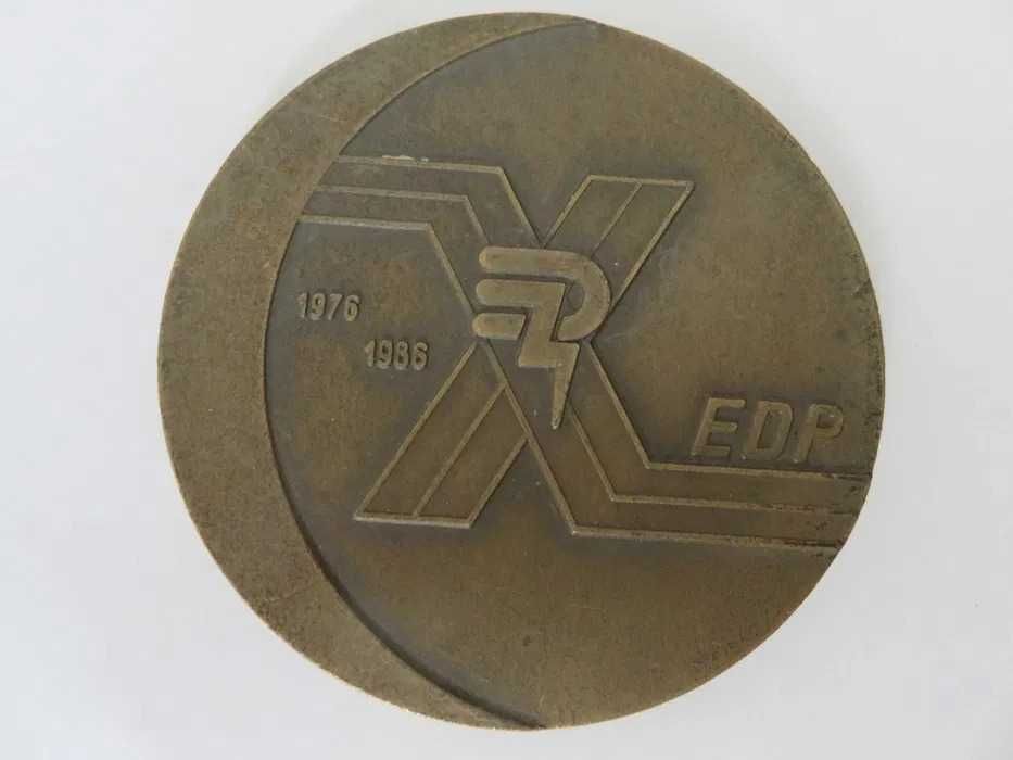 Medalhas Antigas Comemorativas Aniversário Nacionalização EDP.