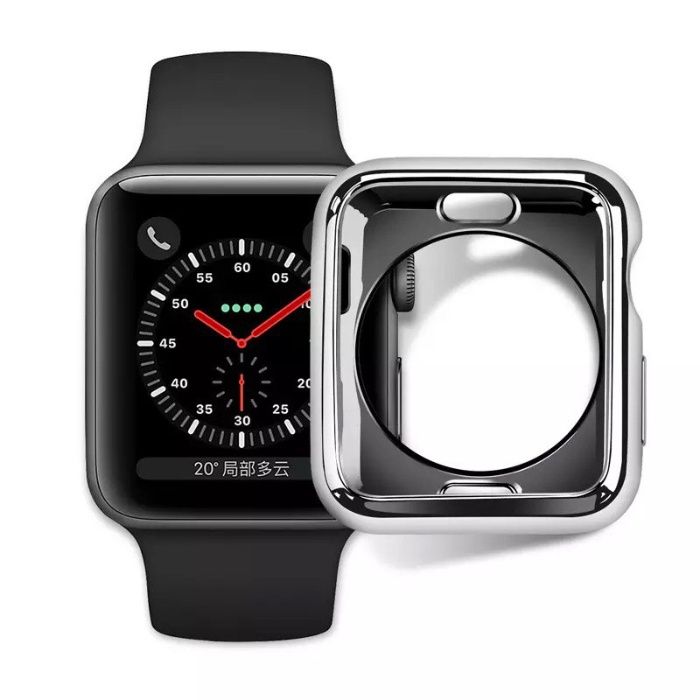 Чехол бампер силиконовый для Apple Watch на все серии чохол бампер
