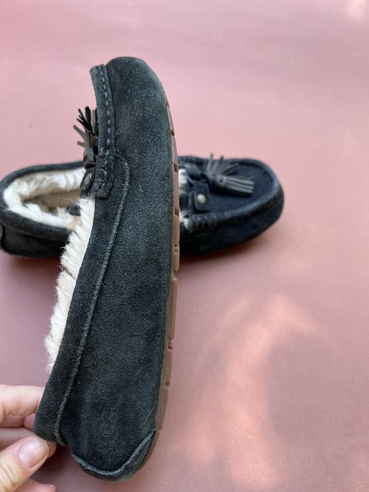 Мокасини жіночі на хутрі Ugg. Оригінал. 37