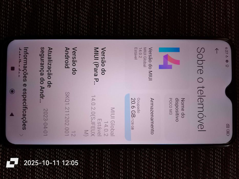 smartphone POCO M3