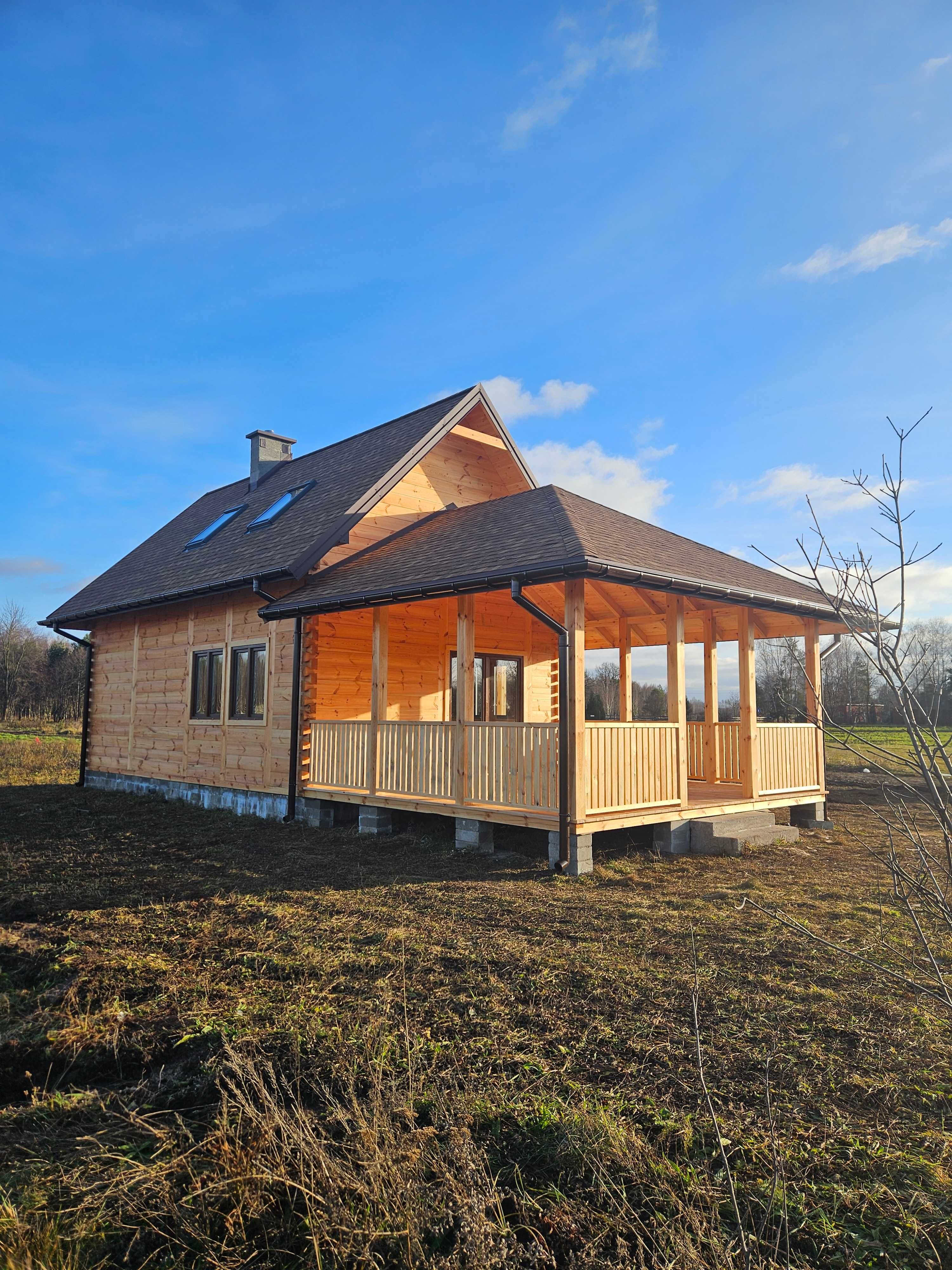 Dom z bala na działce 2000m2 . Realizacja 2025/2026