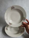 Talerze głębokie 2 szt porcelana Karolina
