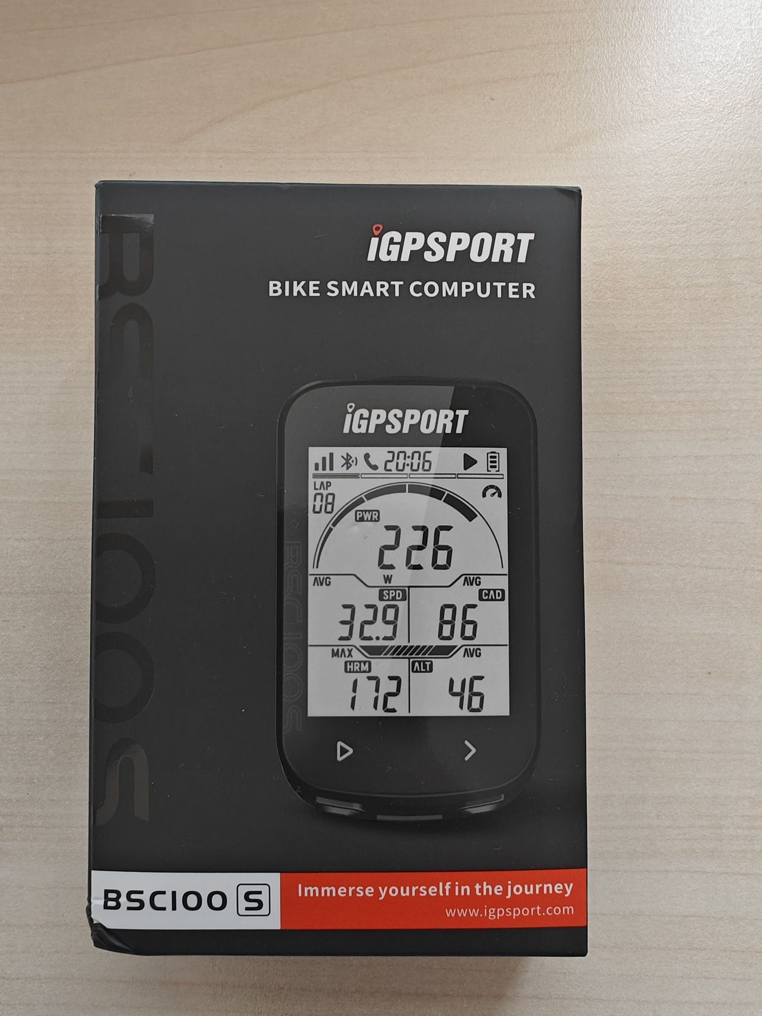 Komputer rowerowy IGPSPORT BSC100s + czujnik tętna GEOID HS500