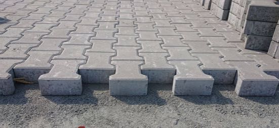 Тротуарна плитка Подвійне 3Т 6см , катушка Ковалська