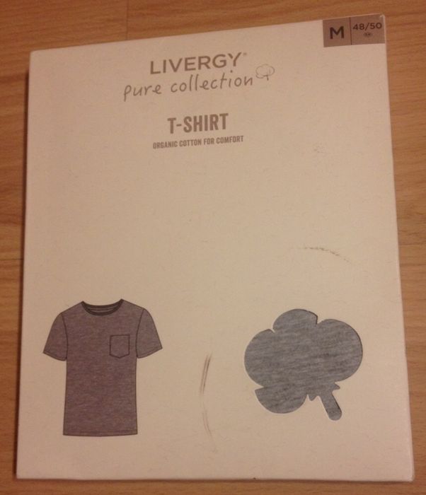 T-Shirt / Koszulka - Livergy - szara - rozm M 48/50