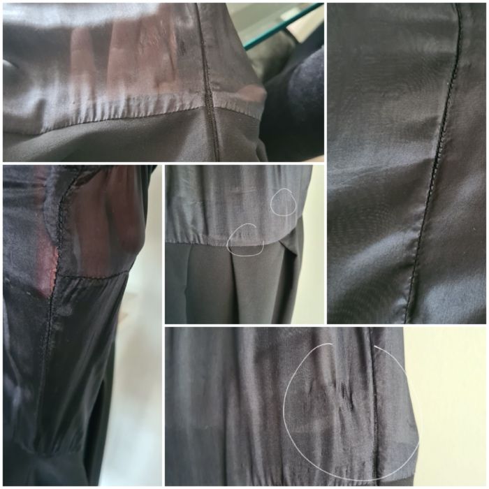 Tamanho M - peito 43 cm - cinta: 37 cm - anca: 54 cm - comprimento: 92