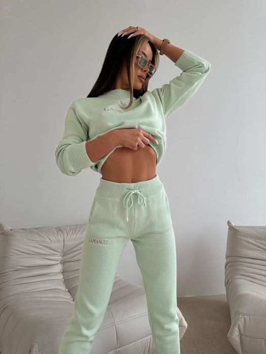 Komplet La Manuel Into IT M L miętowy koral