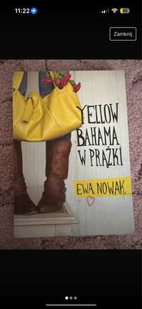Yellow Bahama w prążki Ewa Nowak książka dla dzieci lektura