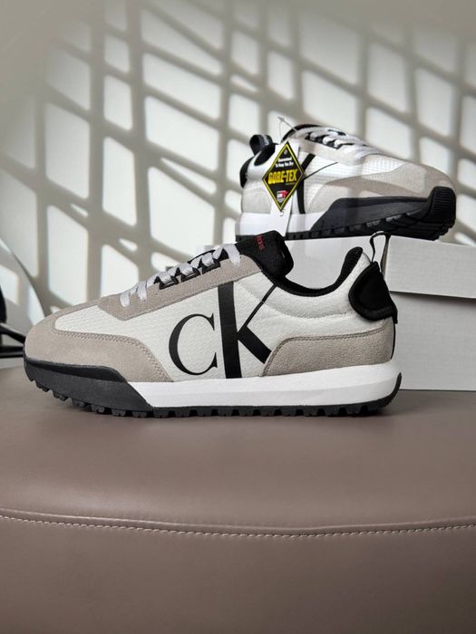 Чоловічі кросівки кельвін кляйн Calvin Klein GTX Light Grey White
