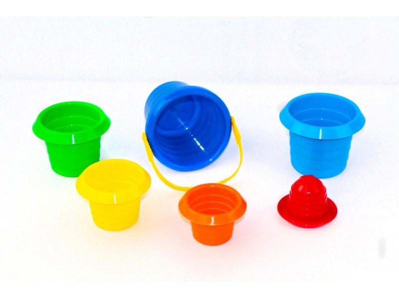 Пірамідка Сомбреро 2 Технок 2674 з відром,пасочки,пирамидка сомбреро