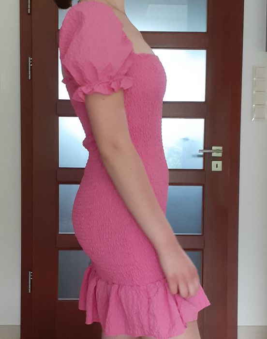 Różowa sukienka letnia Zara M nowa