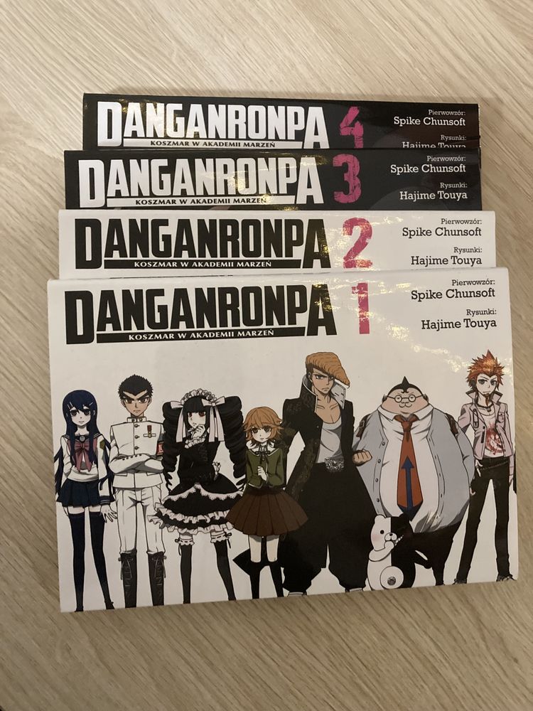 Manga Danganronpa tomy 1-4