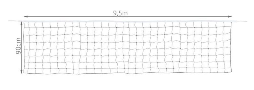 Siatka pełnowymiarowa do siatkówki, tenisa, badmintona, sportowa