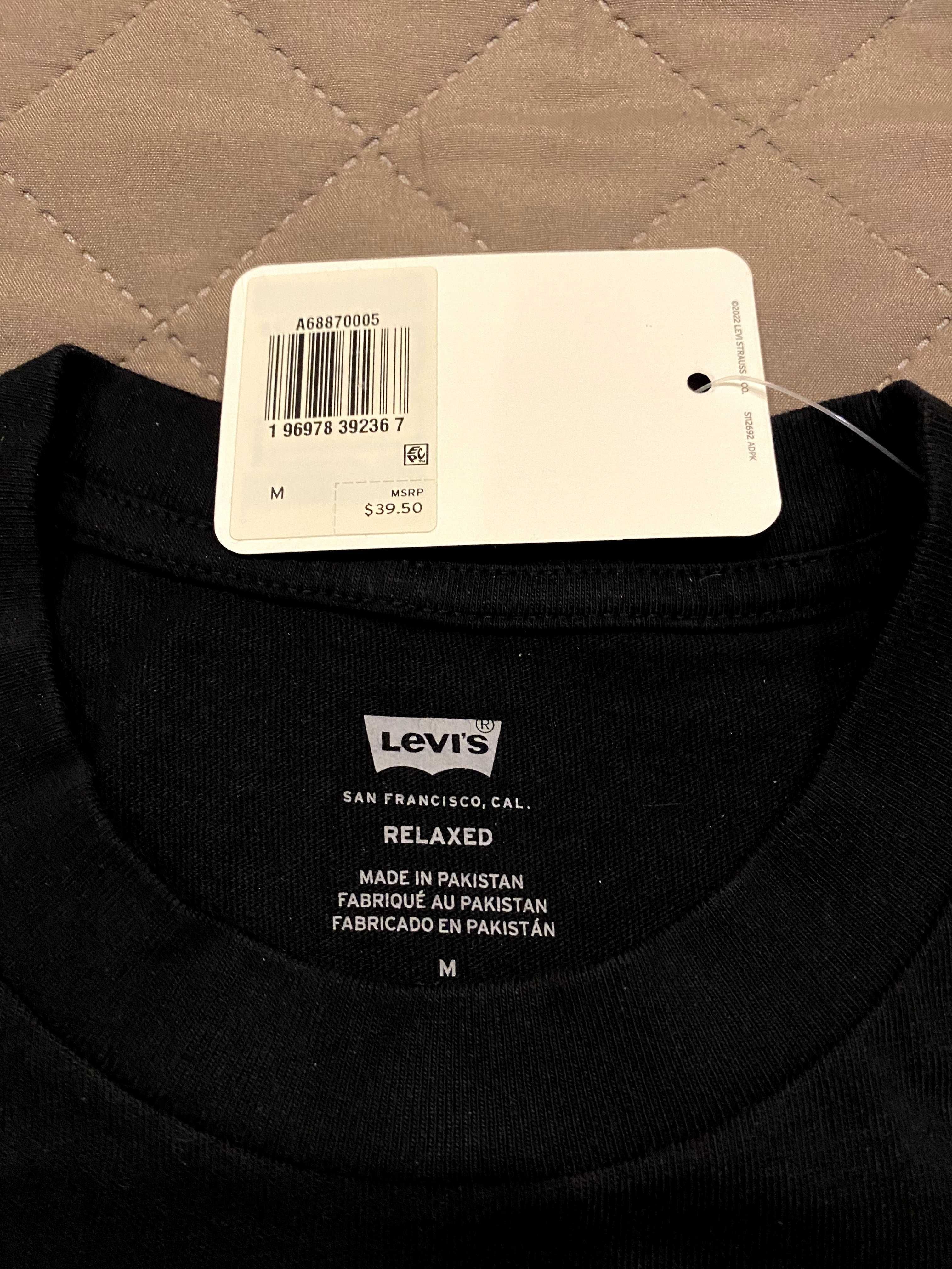 Продам новий чоловічий лонгслів Levis (Розмір М, Relaxed fit)