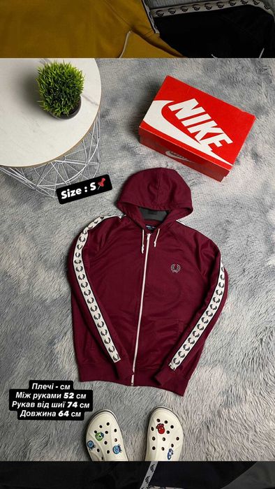 Чоловіча Олімпійка на лампасах Fred Perry