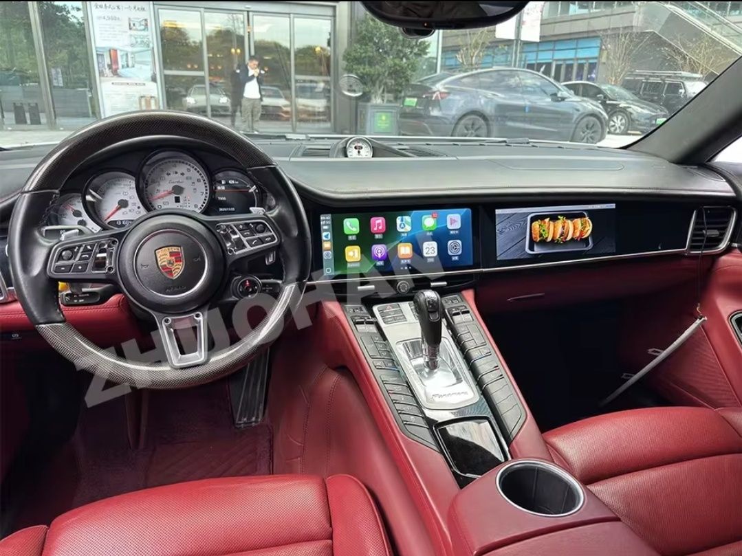 Rádio Porsche Panamera 10-16 Android 13 Duplo ecrã (Novo)