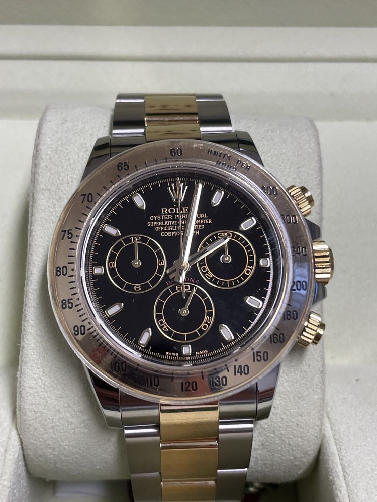 Rolex Daytona Aço e Ouro