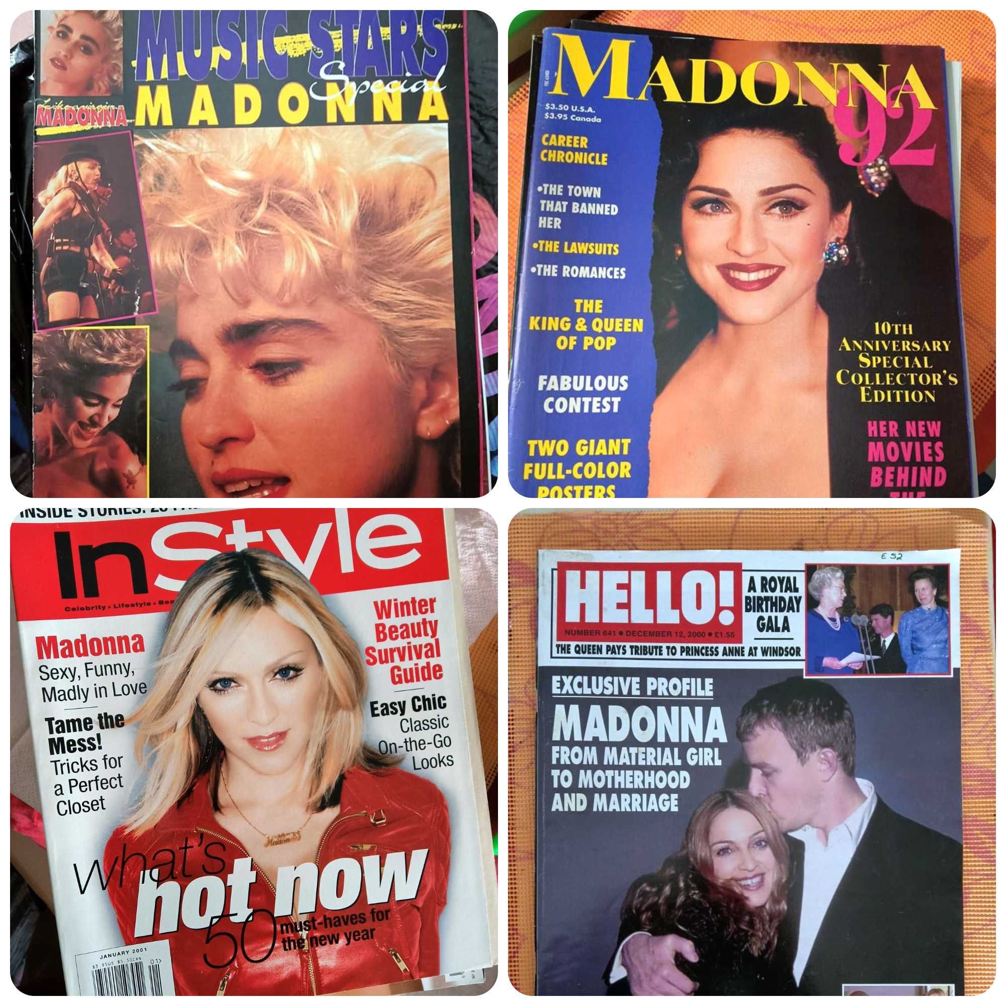 Madonna revistas estrangeiras e portuguesas em bom estado como novas