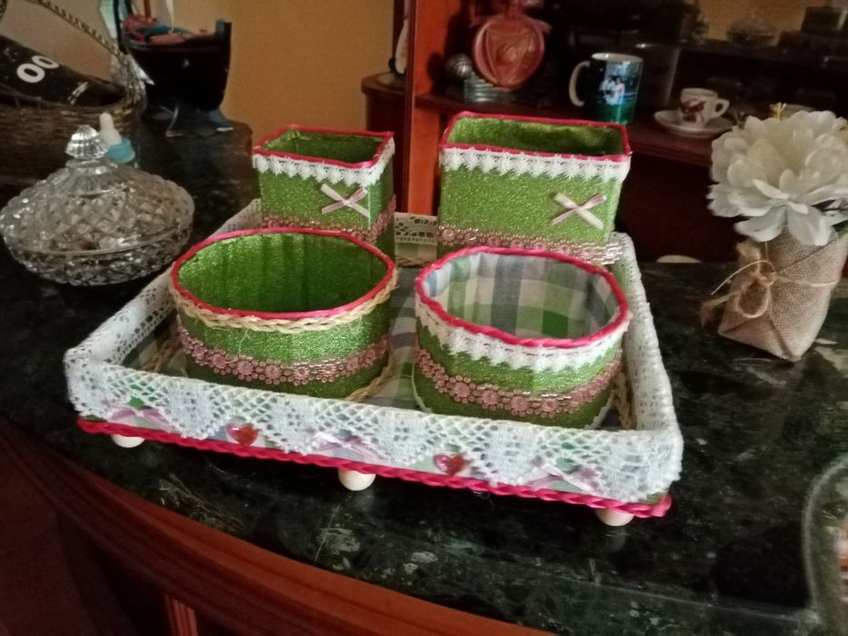 Caixas artesanais decorativas