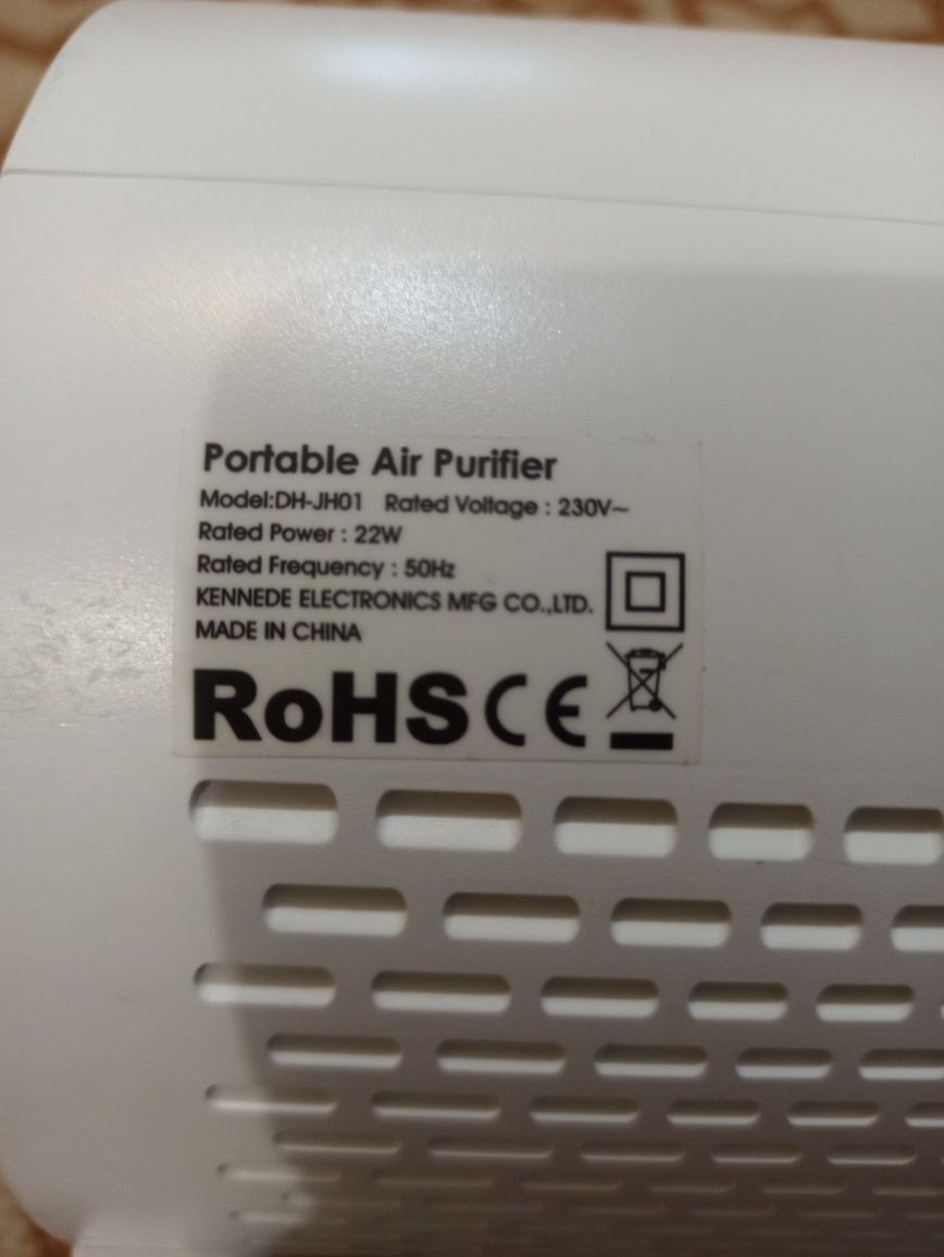 Очисник повітря Portable air purifier