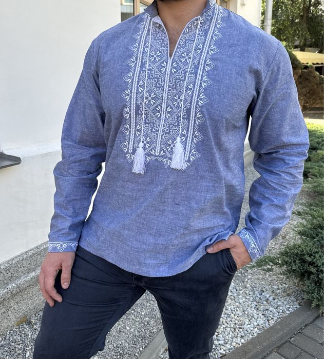 Вишиванка чоловіча льон 100 % котон