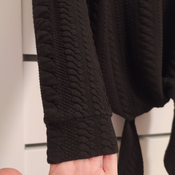 NU DENMARK czarna bluza jak nowa, 100% bawełna