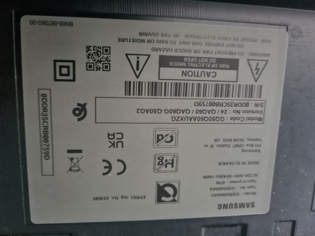 Tv samsung 50 cali QLED GQ50Q60AAU