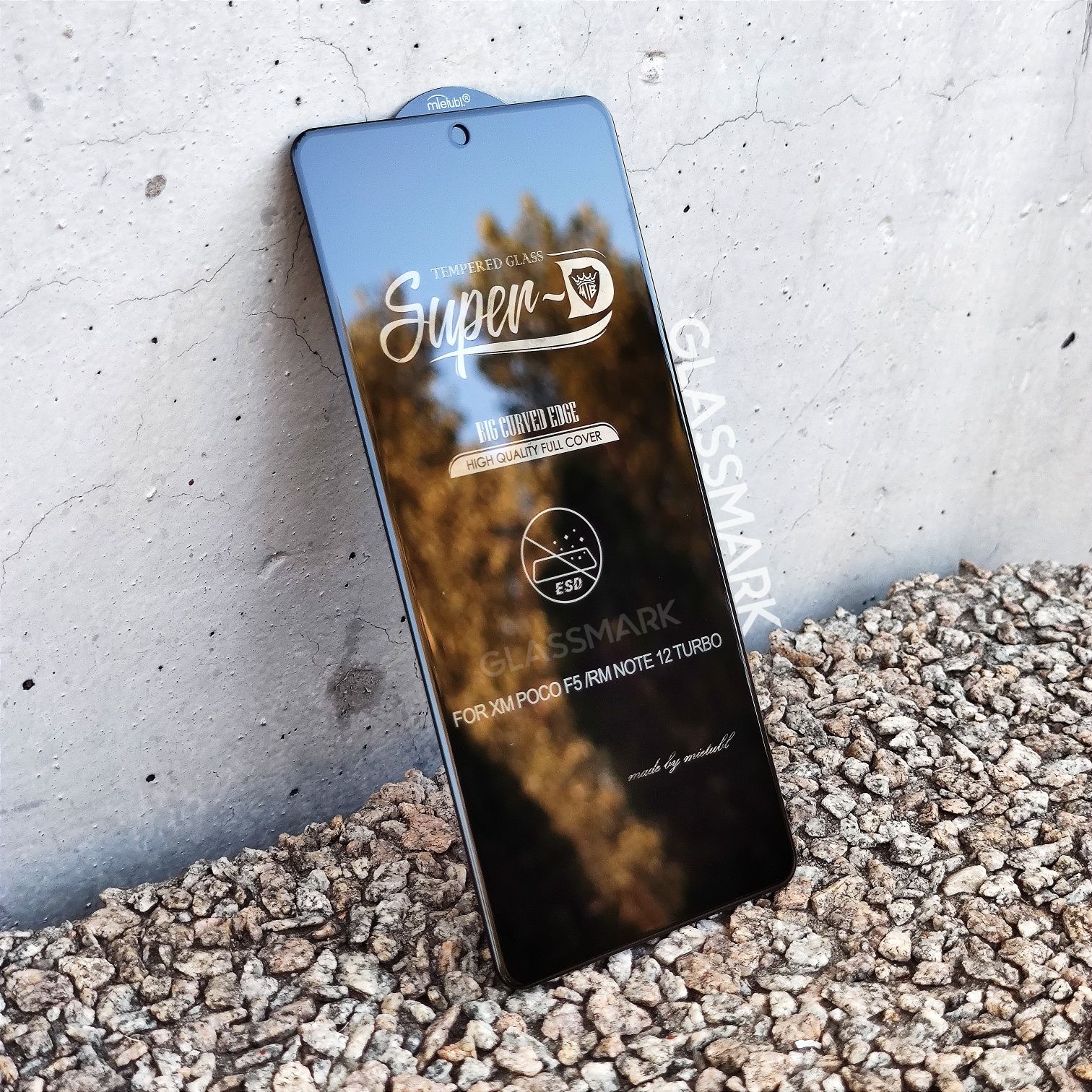 Лучшее защитное стекло 5D (6D) Xiaomi Poco F5  Xiaomi Redmi Note 12