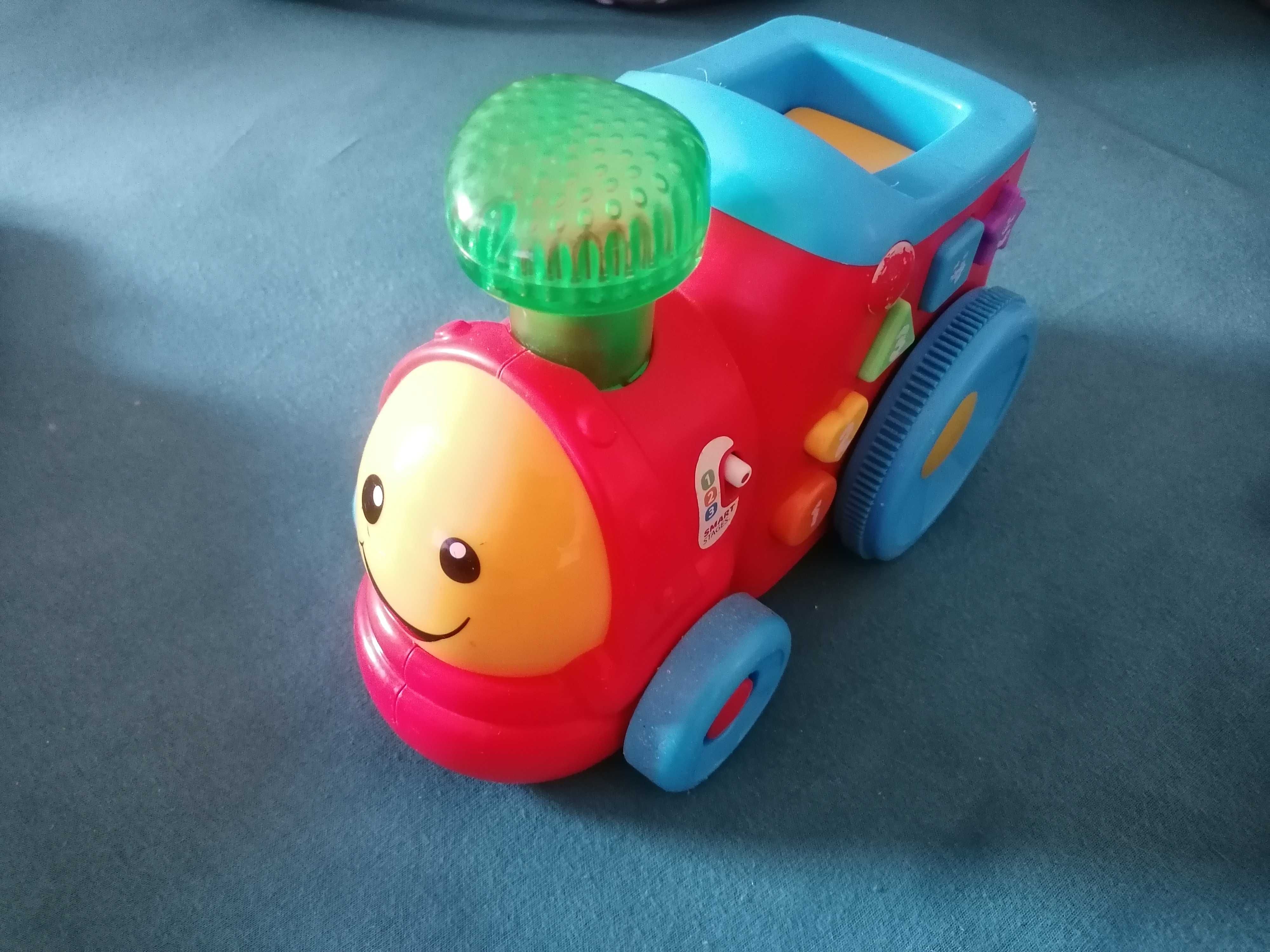 Ciuchcia fisher price jeździ i pianinko