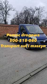 Pomoc drogowa aut i maszyn autolaweta