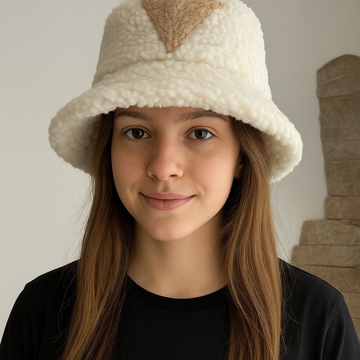 Шапка - панама екохутро , регульований розмір