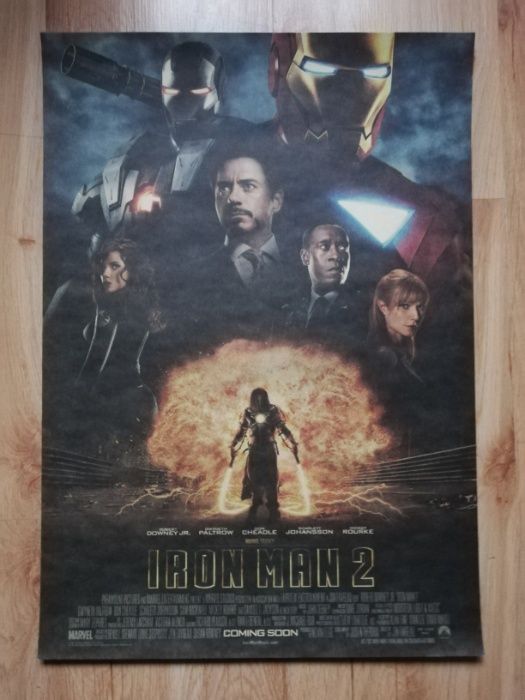 Plakat pergamin duży Avengers Marvel Iron Man prezent Tony Stark