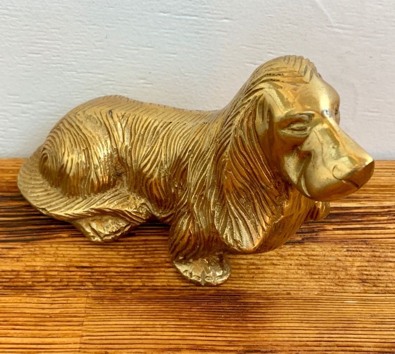 Статуэтка собака бронза. Из Германии