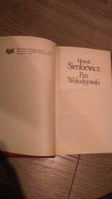 Książka "Pan Wołodyjowski" Henryk Sienkiewicz