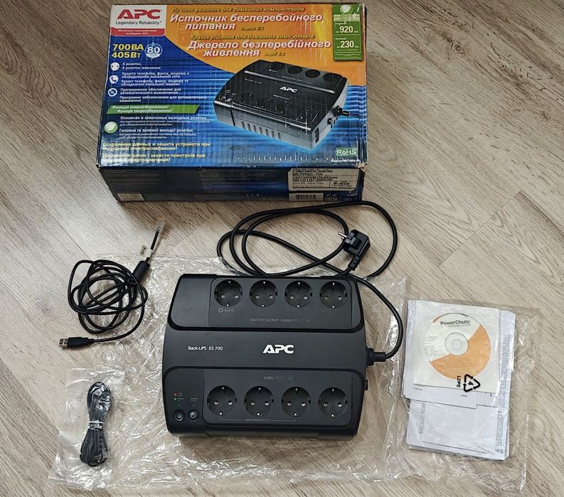 ДБЖ APC Back-UPS ES 700VA (be700g-rs)