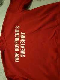 Bluza czerwona rozmiar uniwersalny Sinsay