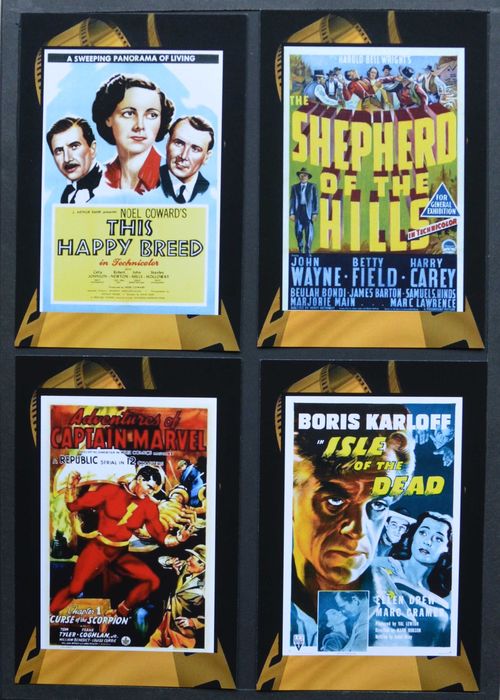 Postais - 8 unidades - Cartaz de filme - olx X10476