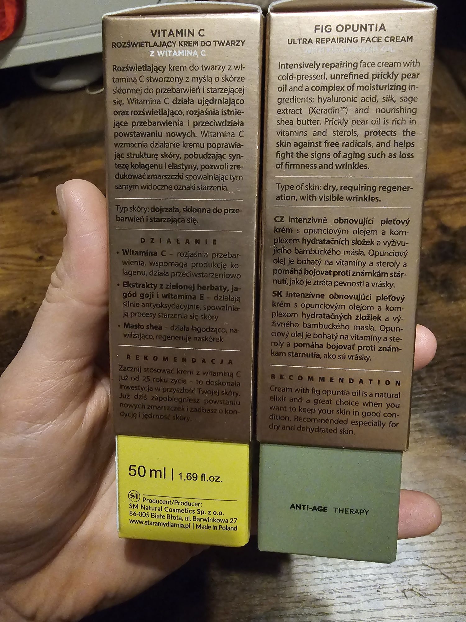 Srara mydlarnia krem do twarzy Vitamin C + drugi krem GRATIS