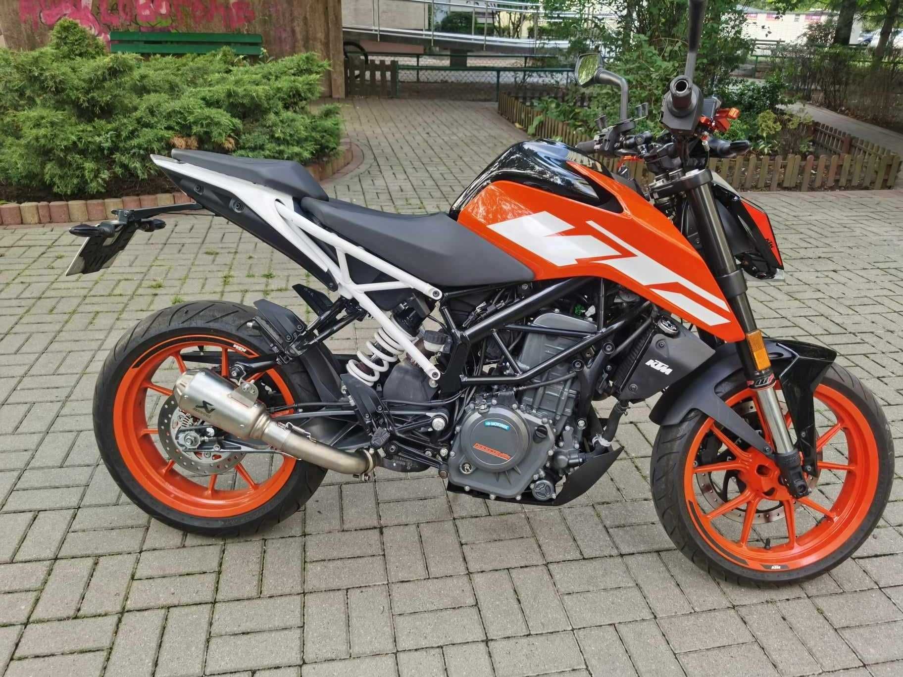 Wydech KTM Duke 125/390, RC, AKRAPOVIC/ GSXR,Yamaha 125/ R3, NINJA 400