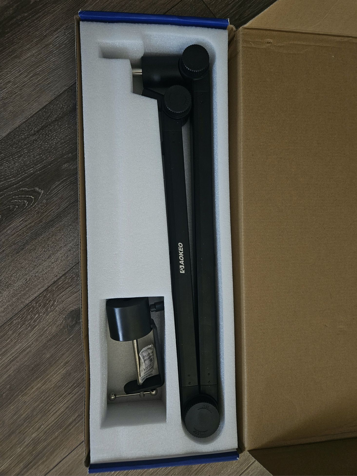 Ramię mikrofonowe Aokeo AK-48 (statyw do mikrofonu, uchwyt, mocowanie)
