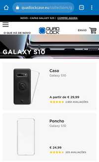 capa Samsung  do S10
 + protetor transparente .