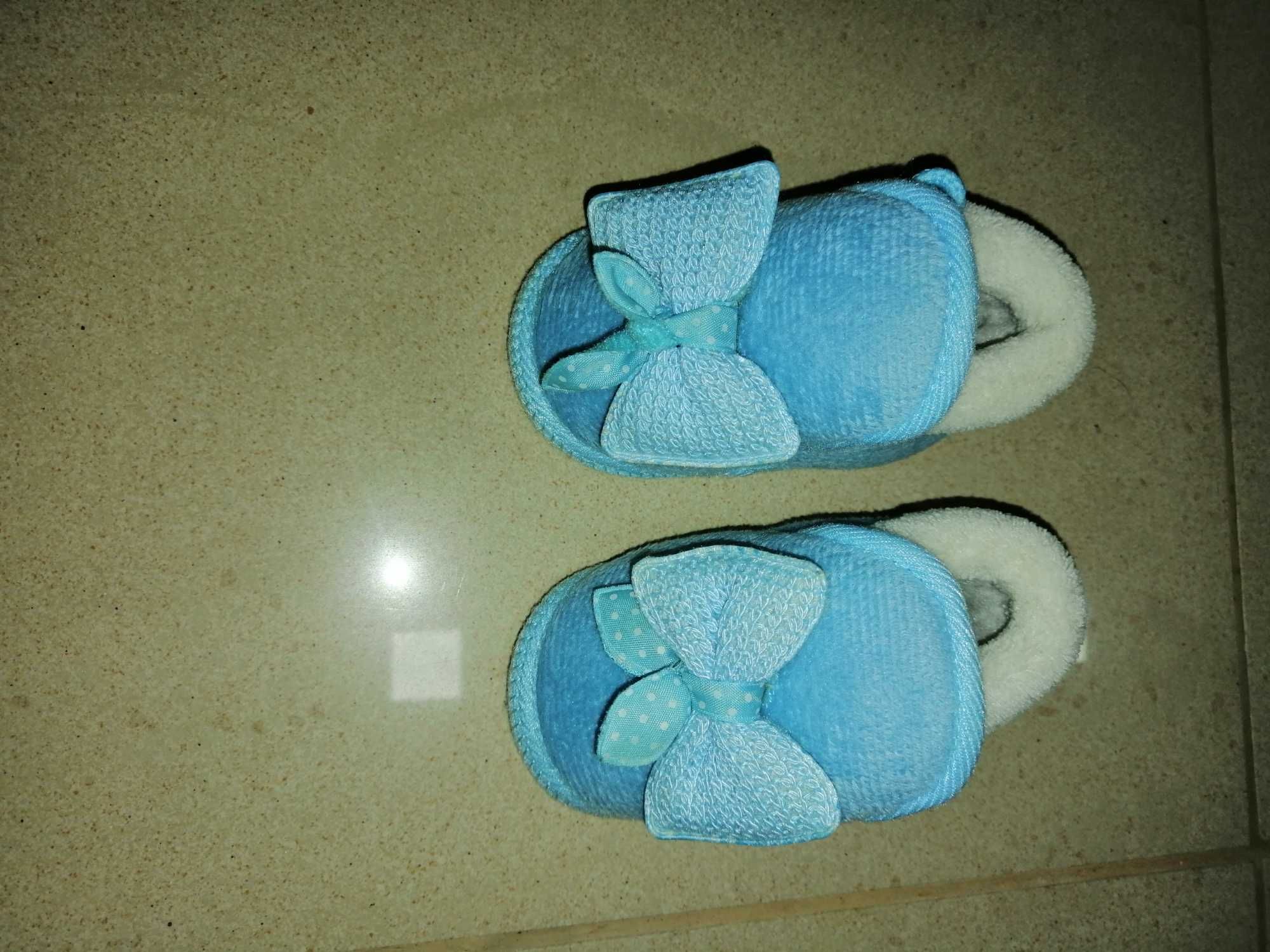 Pantufas para bebé, tamanho 15-17