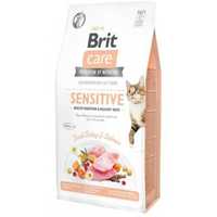 Brit Care Cat GF SENSITIVE 7 кг для котів з чутливим травленням. Бріт