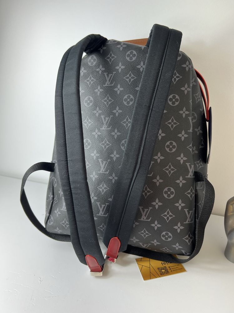 Plecak duży Louis Vuitton monogram czarny premium uniseks LV
