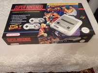 Super nintendo com caixa