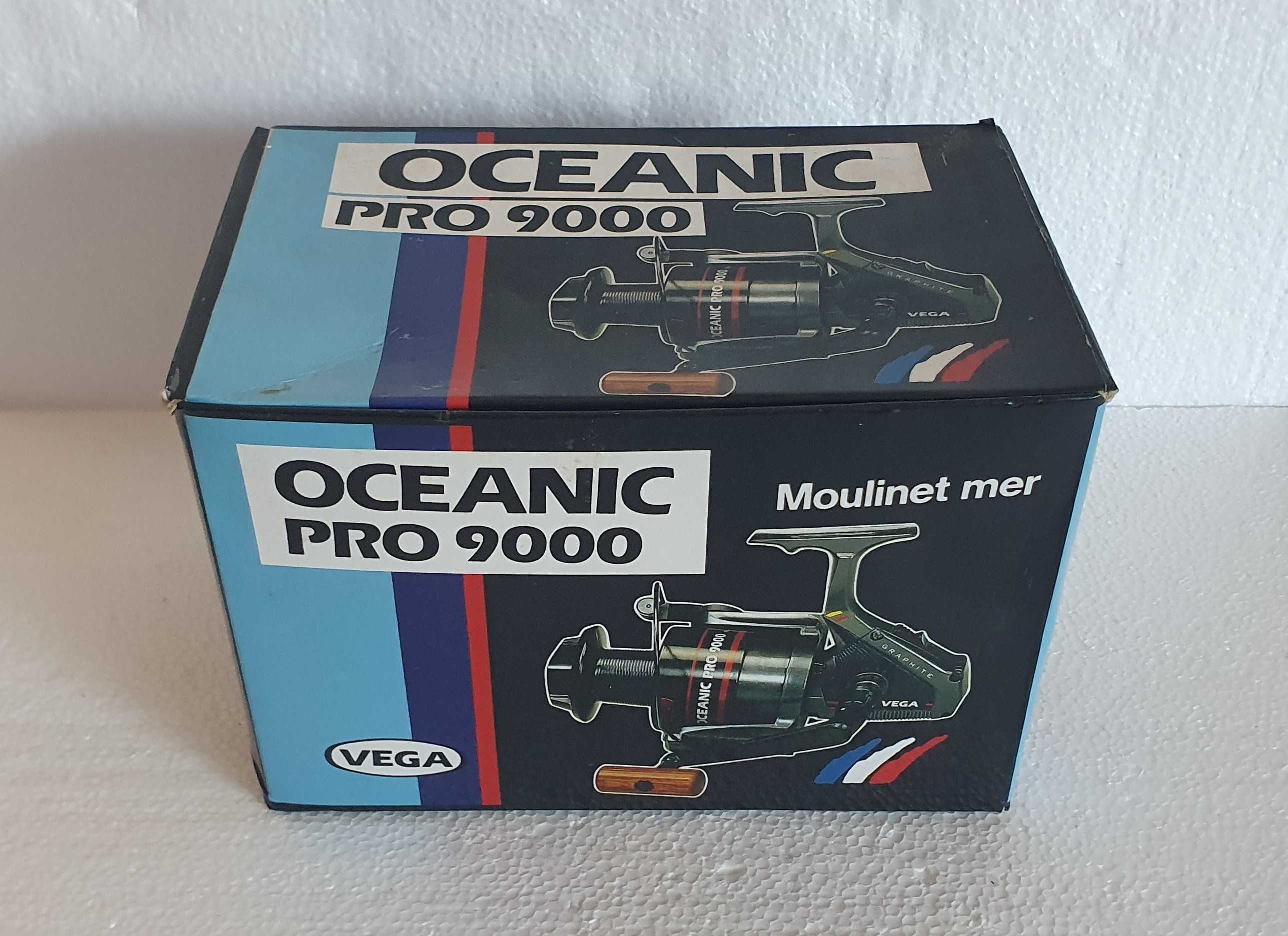 Carreto grande pesca de Mar, Vega Oceanic Pro 9000, com caixa original