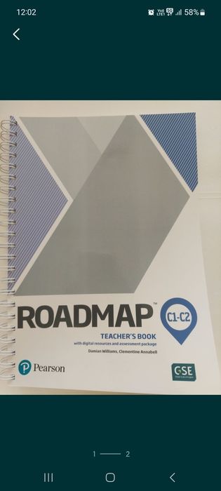 Roadmap C1-C2 kod i książka nauczyciela