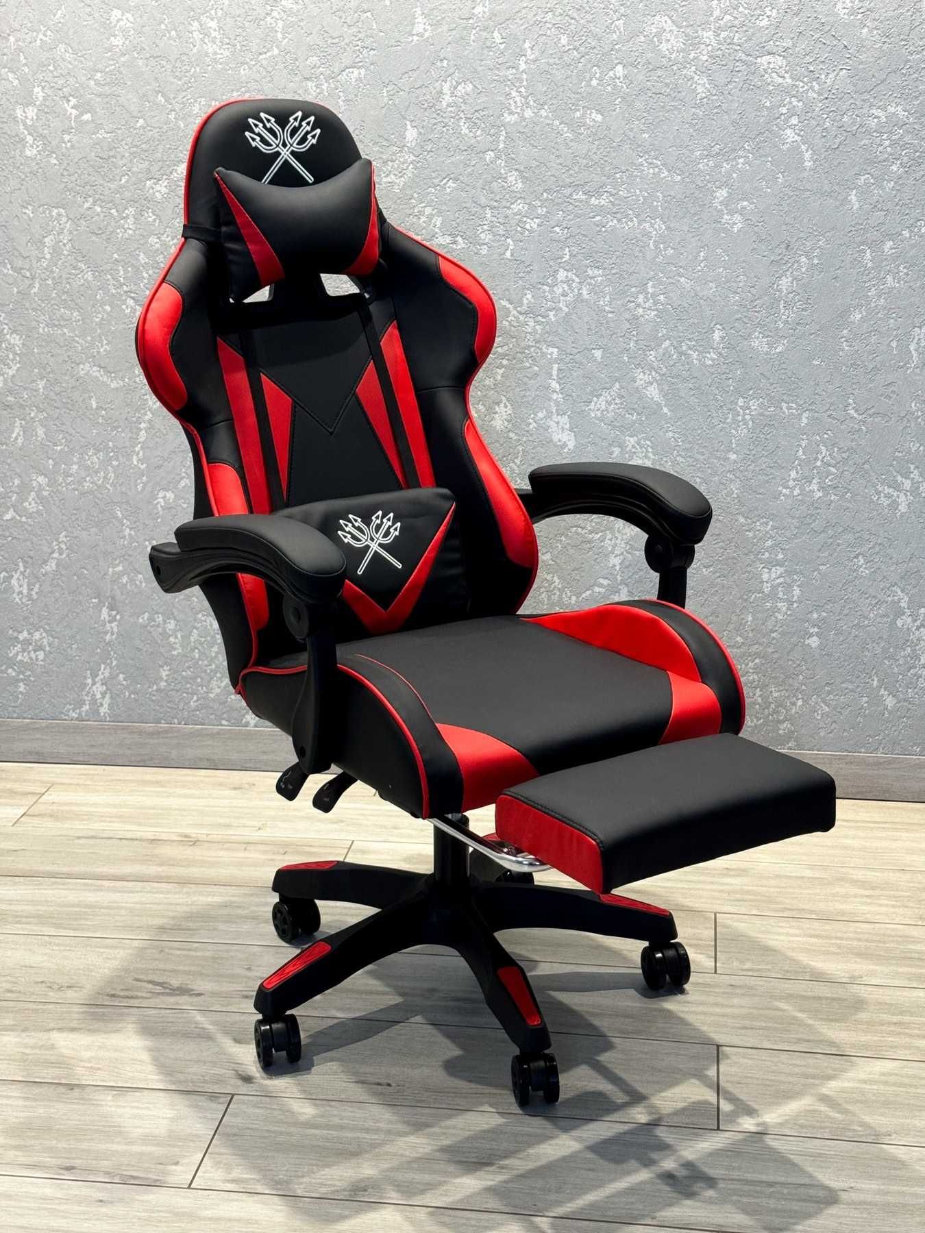 Кресло кожаное игровое геймерское для компьютера Крісло компютерне